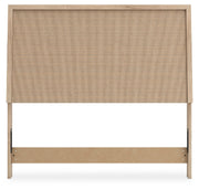 Cielden Two-tone Full Panel Headboard with Mirrored Dresser from Ashley - Lara Furniture