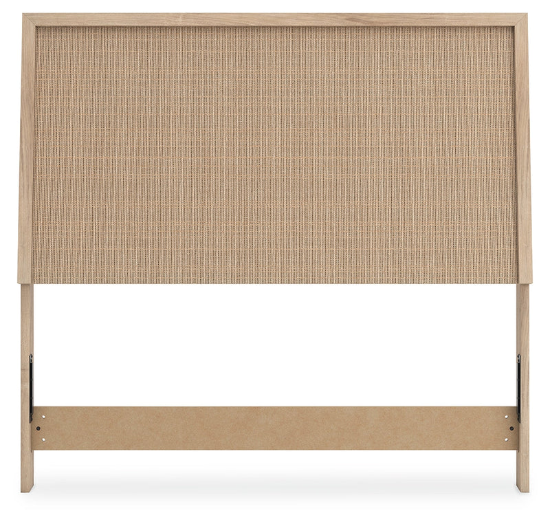 Cielden Two-tone Full Panel Headboard with Mirrored Dresser from Ashley - Lara Furniture