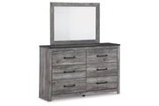 Bronyan Dark Gray Dresser and Mirror -  Ashley - Lara Furniture