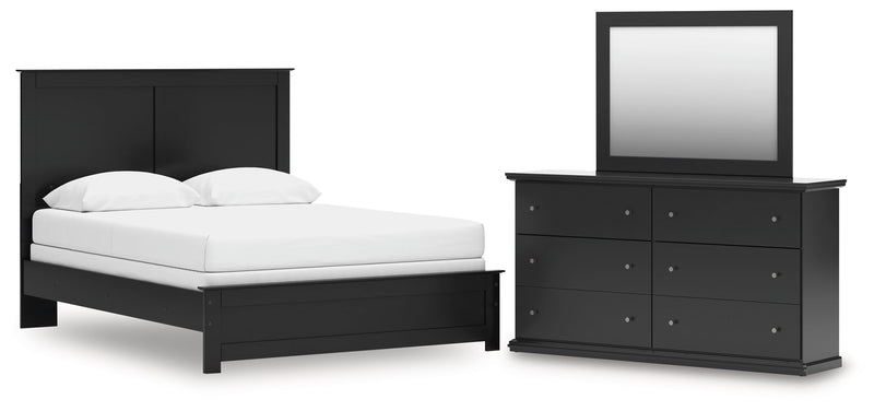 Maribel Queen Panel Bed, Dresser and Mirror from Ashley - Lara Furniture
