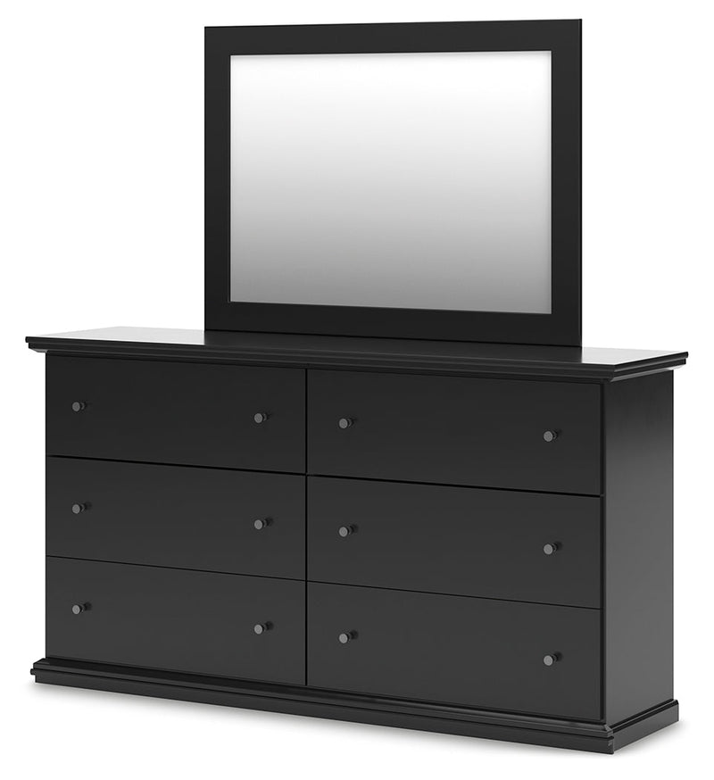 Maribel Queen Panel Bed, Dresser and Mirror from Ashley - Lara Furniture