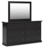 Maribel Queen Panel Bed, Dresser and Mirror from Ashley - Lara Furniture