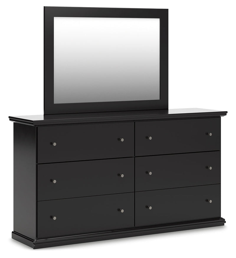 Maribel Queen Panel Bed, Dresser and Mirror from Ashley - Lara Furniture