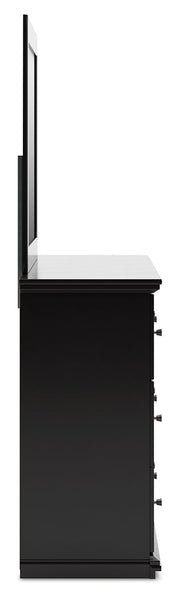 Maribel Queen Panel Bed, Dresser and Mirror from Ashley - Lara Furniture