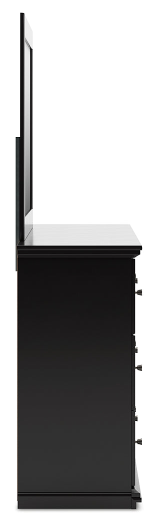 Maribel Queen Panel Bed, Dresser and Mirror from Ashley - Lara Furniture