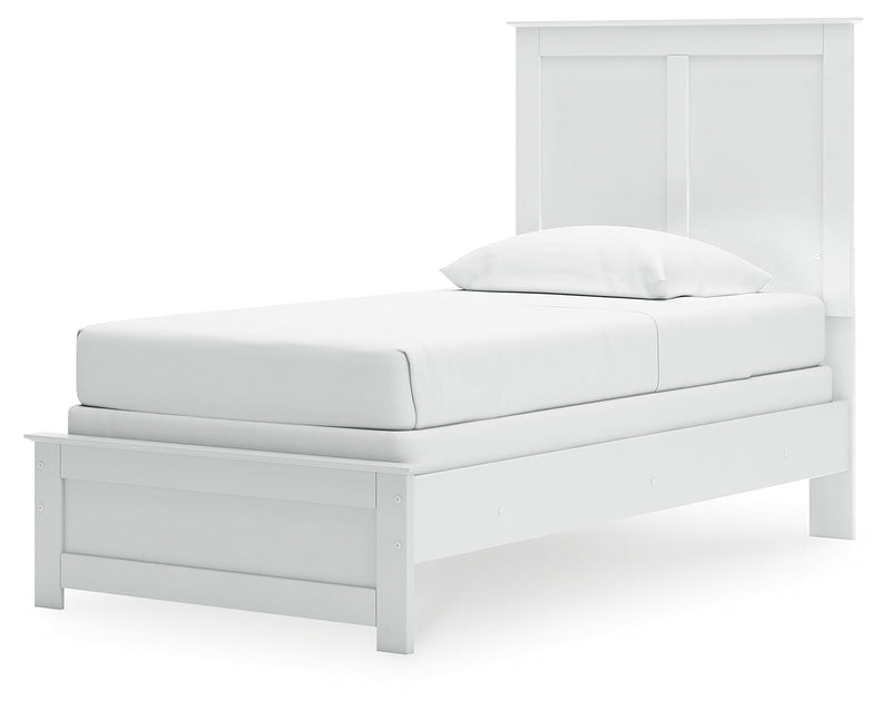 Bostwick Shoals Twin Panel Bed, Dresser and Mirror from Ashley - Lara Furniture