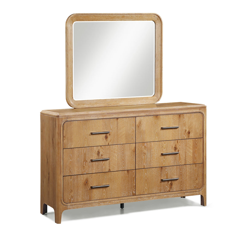 Westcott Cerused Natural Dresser from Crown Mark - Lara Furniture