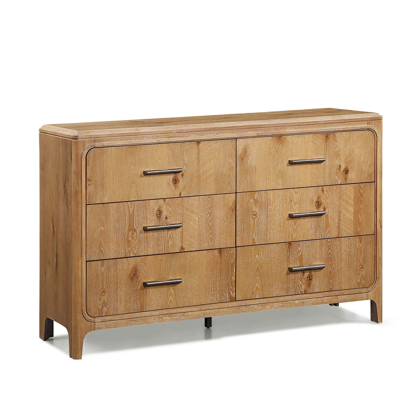 Westcott Cerused Natural Dresser from Crown Mark - Lara Furniture