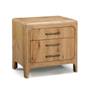 Westcott Cerused Natural Nightstand from Crown Mark - Lara Furniture