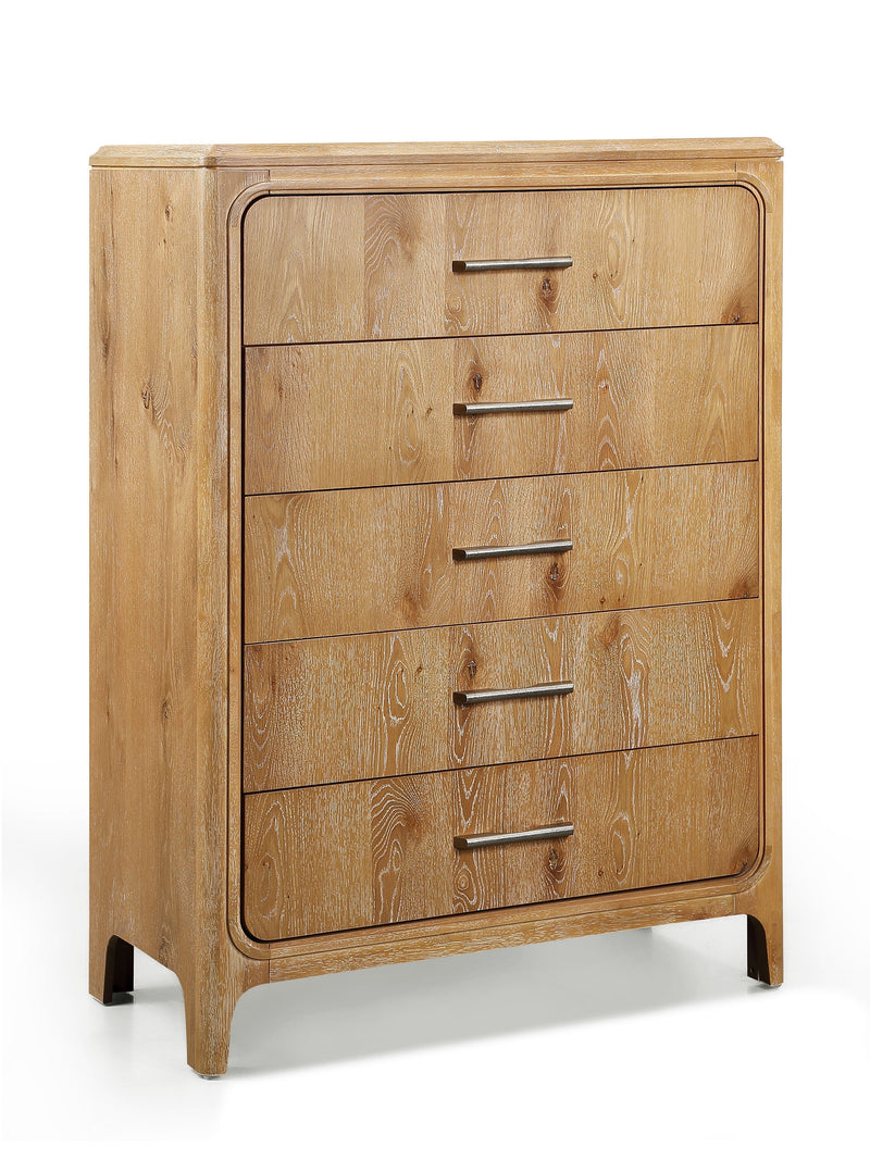 Westcott Cerused Natural Chest from Crown Mark - Lara Furniture
