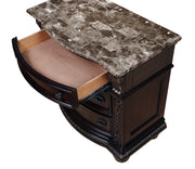 Stanley Cherry Brown Upholstered Sleigh Bedroom Set - Lara FurnitureBedroom Set