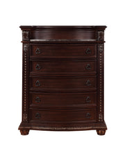 Stanley Cherry Brown Upholstered Sleigh Bedroom Set - Lara FurnitureBedroom Set