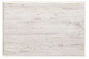 Paxberry Whitewash Full Panel Bed and Nightstand from Ashley - Lara Furniture