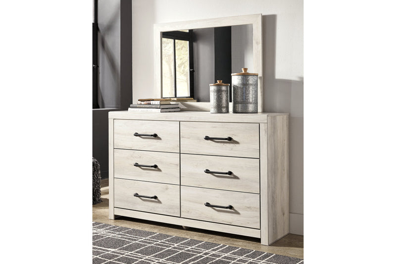 Cambeck Whitewash Dresser and Mirror -  Ashley - Lara Furniture