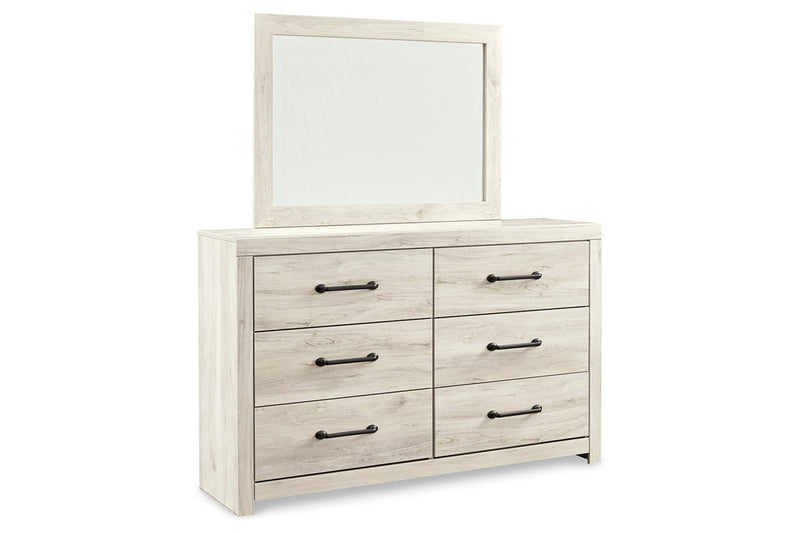 Cambeck Whitewash Dresser and Mirror -  Ashley - Lara Furniture