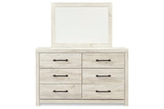 Cambeck Whitewash Dresser and Mirror -  Ashley - Lara Furniture