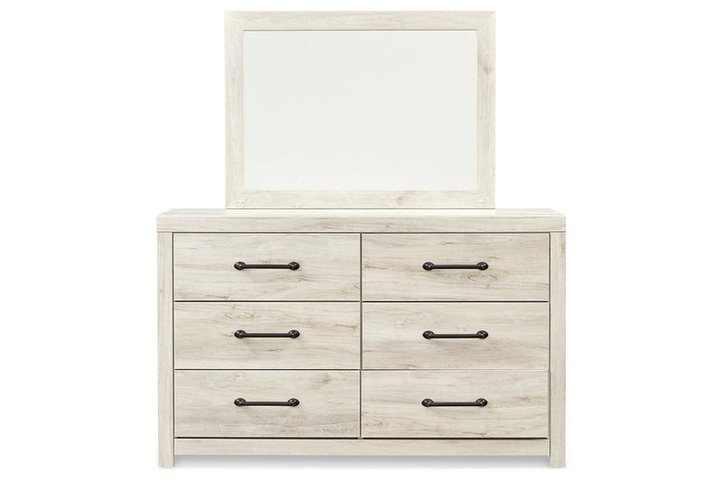 Cambeck Whitewash Dresser and Mirror -  Ashley - Lara Furniture