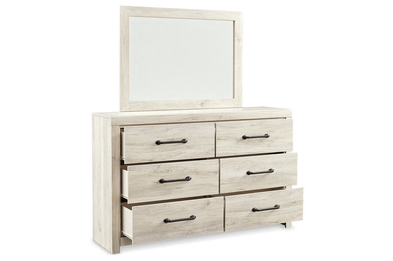 Cambeck Whitewash Dresser and Mirror -  Ashley - Lara Furniture