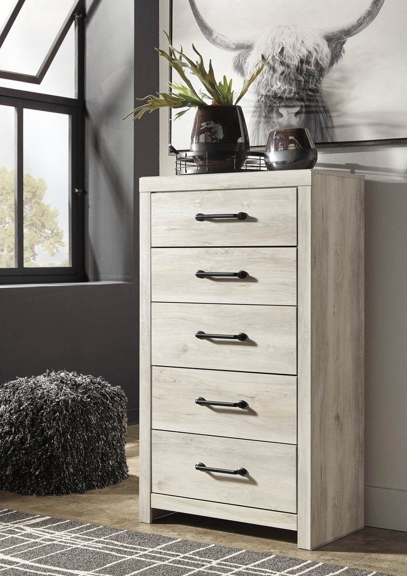 Cambeck Whitewash Footboard Storage Bedroom Set from Ashley - Lara Furniture