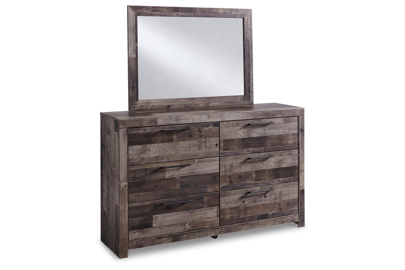 Derekson Multi Gray Dresser and Mirror -  Ashley - Lara Furniture