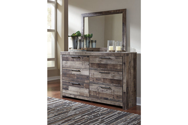 Derekson Multi Gray Dresser and Mirror -  Ashley - Lara Furniture