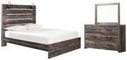 Drystan Multi Queen Panel Bed, Dresser and Mirror from Ashley - Lara Furniture