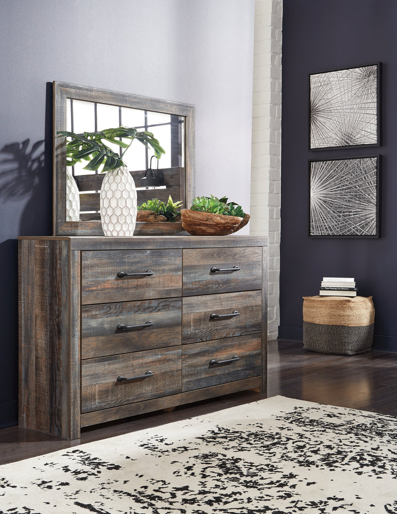 Drystan Multi Queen Panel Bed, Dresser and Mirror from Ashley - Lara Furniture
