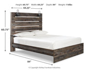 Drystan Multi Queen Panel Bed, Dresser and Mirror from Ashley - Lara Furniture