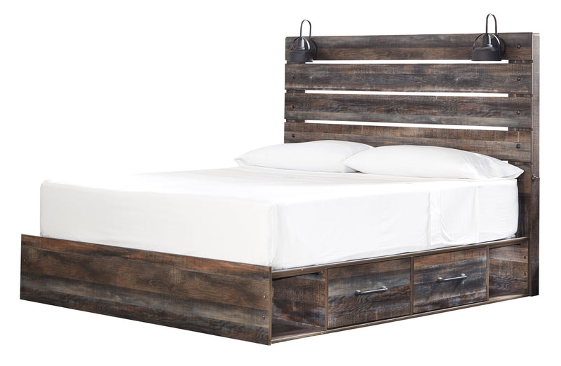 Drystan Multi Double Side Storage Platform Bedroom Set from Ashley - Lara Furniture