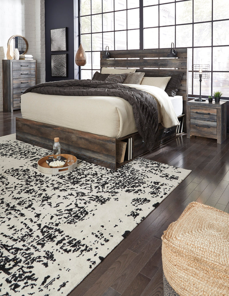 Drystan Multi Double Side Storage Platform Bedroom Set from Ashley - Lara Furniture