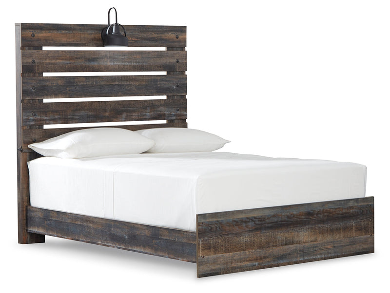 Drystan Multi Full Panel Bed, Dresser, Mirror, and Nightstand from Ashley - Lara Furniture