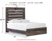 Drystan Multi Full Panel Bed, Dresser, Mirror, and Nightstand from Ashley - Lara Furniture