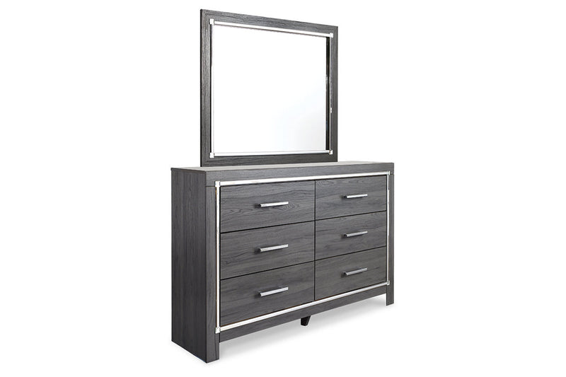 Lodanna Gray Dresser and Mirror -  Ashley - Lara Furniture