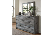 Baystorm Gray Dresser and Mirror -  Ashley - Lara Furniture