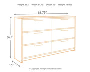 Baystorm Gray Queen Panel Storage Bed, Dresser and Nightstand from Ashley - Lara Furniture