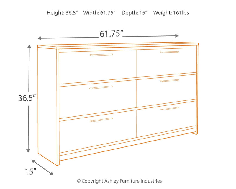 Baystorm Gray Queen Panel Storage Bed, Dresser and Nightstand from Ashley - Lara Furniture