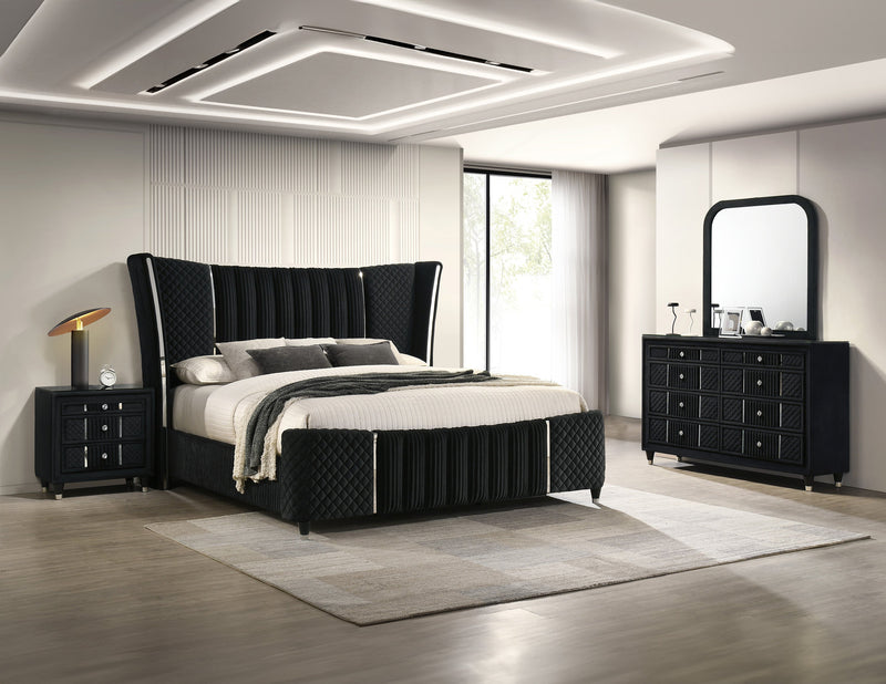 Armany Black Dresser from Crown Mark - Lara Furniture