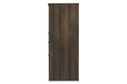 Juararo Dark Brown Dresser and Mirror -  Ashley - Lara Furniture