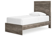 Ralinksi Gray Twin Panel Bed -  Ashley - Lara Furniture