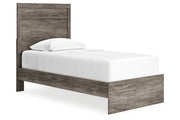 Ralinksi Gray Twin Panel Bed -  Ashley - Lara Furniture