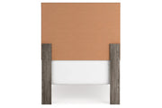 Ralinksi Gray Twin Panel Bed -  Ashley - Lara Furniture