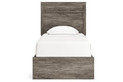 Ralinksi Gray Twin Panel Bed -  Ashley - Lara Furniture