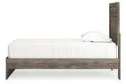Ralinksi Gray Twin Panel Bed -  Ashley - Lara Furniture