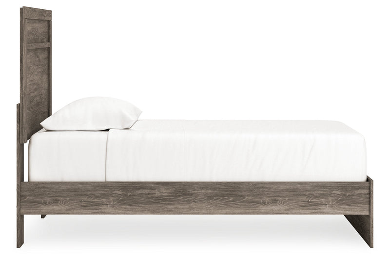 Ralinksi Gray Twin Panel Bed -  Ashley - Lara Furniture