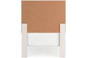 Stelsie White Twin Panel Bed -  Ashley - Lara Furniture