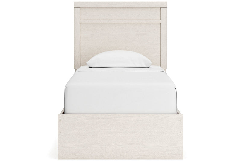 Stelsie White Twin Panel Bed -  Ashley - Lara Furniture