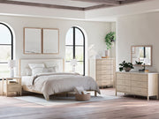 Cadmori Two-tone Upholstered Panel Bedroom Set from Ashley - Lara Furniture