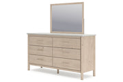 Cadmori Two-tone Dresser and Mirror -  Ashley - Lara Furniture