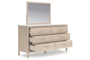 Cadmori Two-tone Dresser and Mirror -  Ashley - Lara Furniture