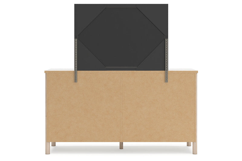Cadmori Two-tone Dresser and Mirror -  Ashley - Lara Furniture